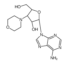 (2R,3S,4S,5S)-2-(6-aminopurin-9-yl)-5-(hydroxymethyl)-4-morpholin-4-yloxolan-3-ol Structure