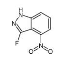 3-fluoro-4-nitro-1H-indazole结构式