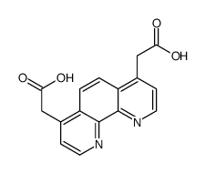2-[7-(carboxymethyl)-1,10-phenanthrolin-4-yl]acetic acid Structure