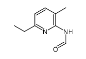 N-(6-ethyl-3-methylpyridin-2-yl)formamide Structure