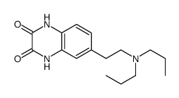 6-[2-(dipropylamino)ethyl]-1,4-dihydroquinoxaline-2,3-dione结构式