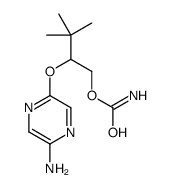 [2-(5-aminopyrazin-2-yl)oxy-3,3-dimethylbutyl] carbamate Structure