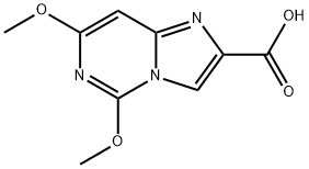 5,7-dimethoxyimidazopyrimidine-2-carboxylic acid结构式