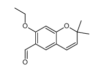 7-ethoxy-2,2-dimethyl-2H-chromene-6-carbaldehyde结构式