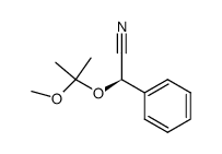 (R)-(+)-<(2-methoxy-iso-propyl)oxy>benzeneacetonitrile Structure