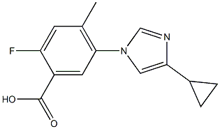 5-(4-环丙基-1H-咪唑-1-基)-2-氟-4-甲基苯甲酸图片