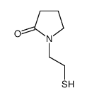 1-(2-Mercaptoethyl)pyrrolidin-2-one结构式