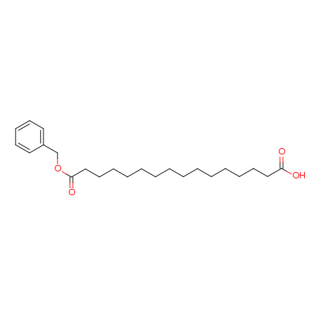 hexadecanedioic Acid Monobenzyl Ester structure