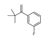Benzene, 1-(2,2-dimethyl-1-methylenepropyl)-3-fluoro- Structure