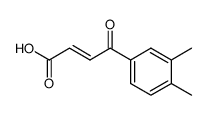 β-(3,4-dimethylbenzoyl)acrylic acid Structure