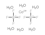 cobalt tetrafluoroborate hexahydrate Structure