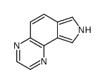 1H-Pyrrolo[3,4-f]quinoxaline (9CI) structure