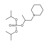 Phosphoric acid diisopropyl 1-(piperidinomethyl)ethyl ester picture