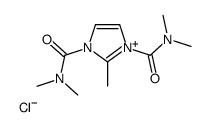 1-N,1-N,3-N,3-N,2-pentamethylimidazol-1-ium-1,3-dicarboxamide,chloride Structure