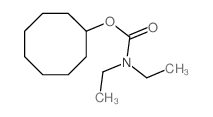 Carbamic acid,diethyl-, cyclooctyl ester (8CI) structure