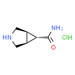 外-3-氮杂双环[3.1.0]己烷-6-甲酰胺盐酸盐结构式