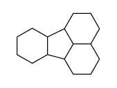 Fluoranthene,hexadecahydro- structure