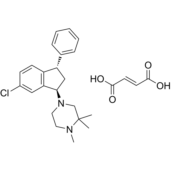 Zicronapine fumarate结构式