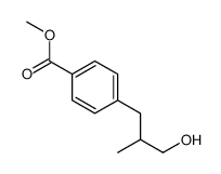 Benzoic acid, 4-(3-hydroxy-2-methylpropyl)-, methyl ester (9CI) structure