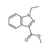 methyl 1-ethyl-1H-indazole-3-carboxylate结构式
