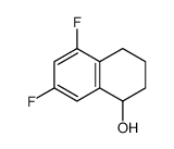 5,7-difluoro-1,2,3,4-tetrahydronaphthalen-1-ol structure