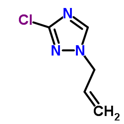 1-Allyl-3-chloro-1H-1,2,4-triazole结构式
