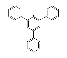 2,4,6-triphenylthiopyrylium cation Structure