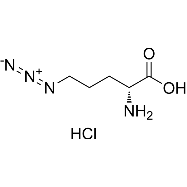 H-D-Orn(N3)-OH hydrochloride结构式