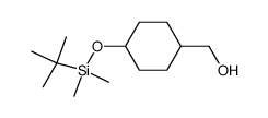 (cis/trans)-4-<(tert-Butyldimethylsilyl)oxy>cyclohexanemethanol结构式