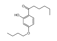 1-(4-butoxy-2-hydroxyphenyl)hexan-1-one结构式