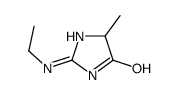 2-(ethylamino)-4-methyl-1,4-dihydroimidazol-5-one Structure