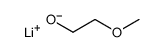 (2-methoxyethanolato)-lithium Structure