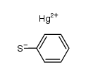 bis(benzenethiolato)mercury(II) Structure