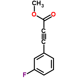 (3-Fluoro-phenyl)-propynoic acid methyl ester Structure