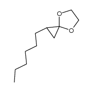 1-hexyl-4,7-dioxa-spiro[2.4]heptane结构式