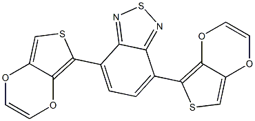 4,7-bis(thieno[3,4-b][1,4]dioxin-5-yl)benzo[c][1,2,5]thiadiazole structure