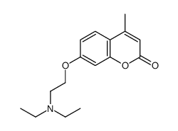 7-[2-(diethylamino)ethoxy]-4-methylchromen-2-one结构式