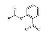 Difluormethyl-[2-nitro-phenyl]-sulfid结构式