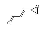 (E)-3-oxiranylacrylaldehyde Structure
