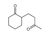 2-(3-oxobutyl)cyclohexan-1-one Structure