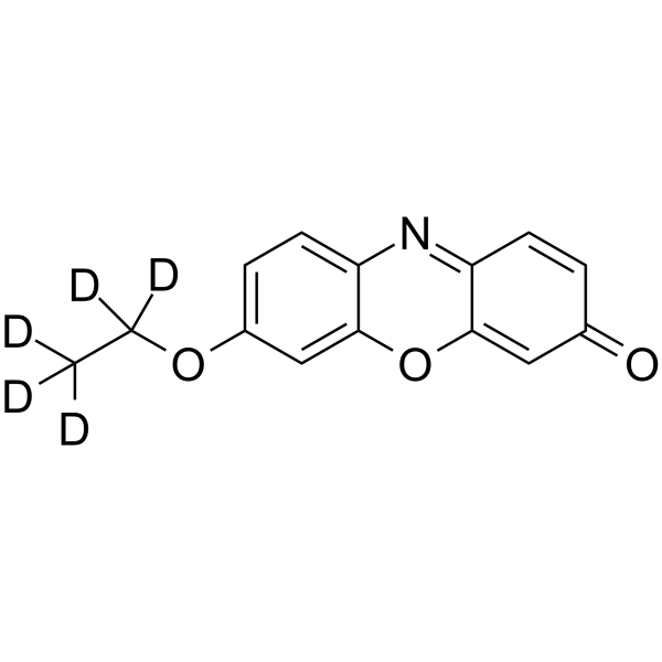 7-Ethoxyresorufin-d5结构式