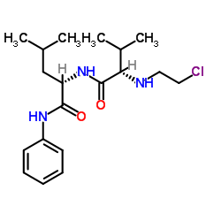 N-2-Chloroethyl-Val-Leu-anilide结构式