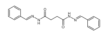 Succinic acid di-2-benzalhydrazide结构式