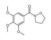 3,4,5-Trimethoxyphenyl(isoxazolidin-2-yl) ketone结构式