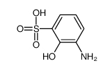 3-amino-2-hydroxybenzenesulfonic acid结构式