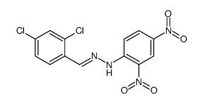 1-(2,4-dichlorobenzylidene)-2-(2,4-dinitrophenyl)hydrazine结构式