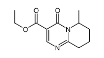 6,7,8,9-Tetrahydro-6-methyl-4-oxo-4H-pyrido[1,2-a]pyrimidine-3-carboxylic acid ethyl ester Structure