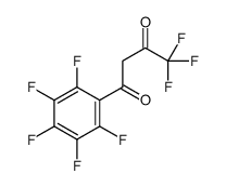 4,4,4-trifluoro-1-(2,3,4,5,6-pentafluorophenyl)butane-1,3-dione结构式