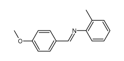 4-methoxybenzal-2-toluidine Structure