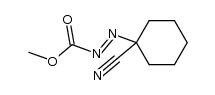 Methyl N-(1-cyanocyclohexyl)-diazoformiat Structure